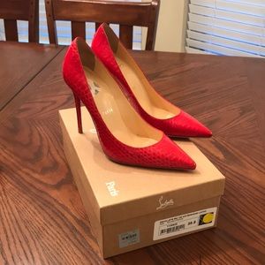 Christian Louboutin - Décolleté Watersnake Lucido